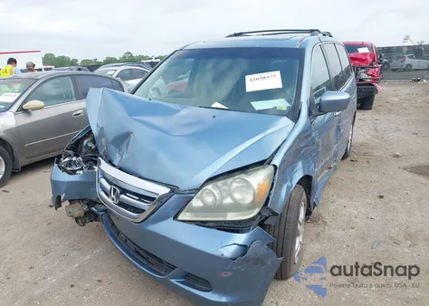 2007 Honda Odyssey Ex-L z USA, uszkodzony, nr VIN 5FNRL38627B070247